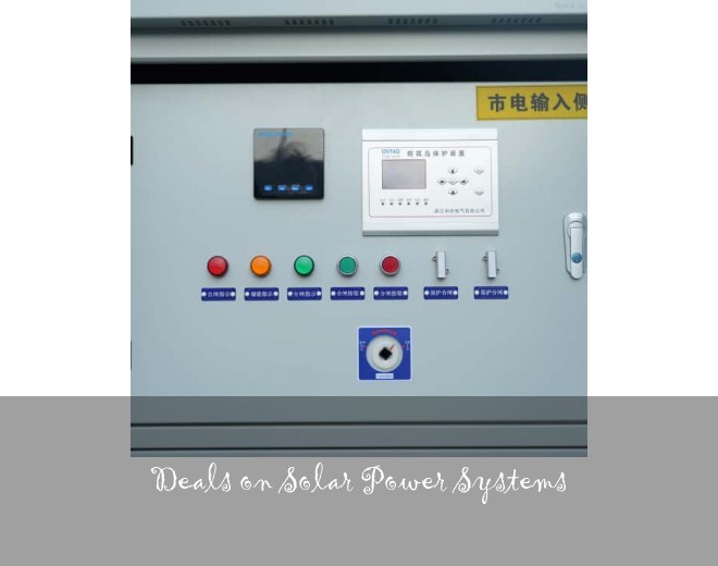 Deals on Solar Power Systems